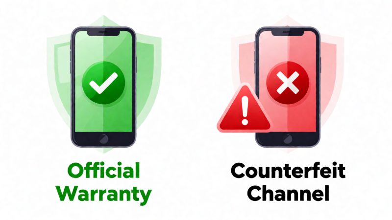 售后保修与正品渠道辨别 示意图